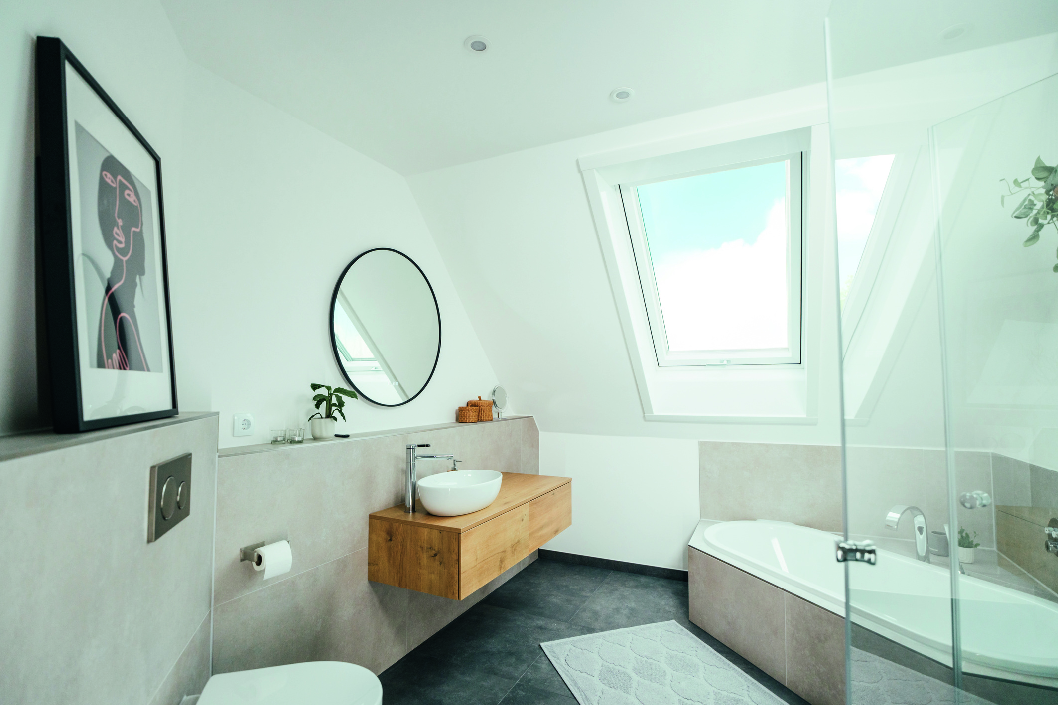 Sinken, Baden, Pflanze, Innenarchitektur, Badewanne