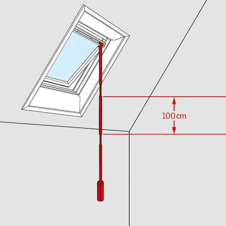 VELUX ZCT 100 Verlängerungsstange für Teleskop-Bedienungsstange ZCT 200-ZCT100