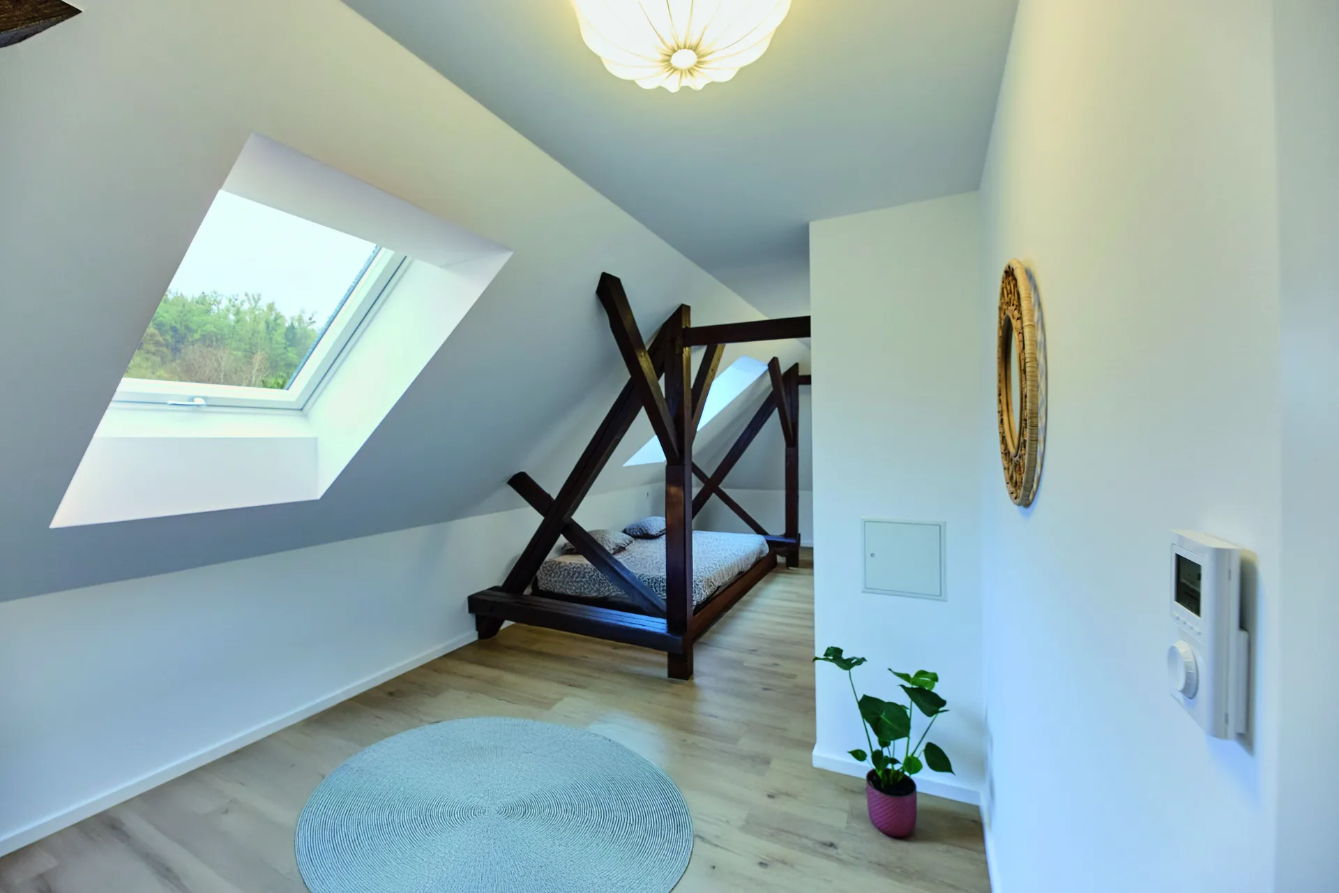 Drinnen, Dachboden, Bodenbeläge, Innenarchitektur, Pflanze