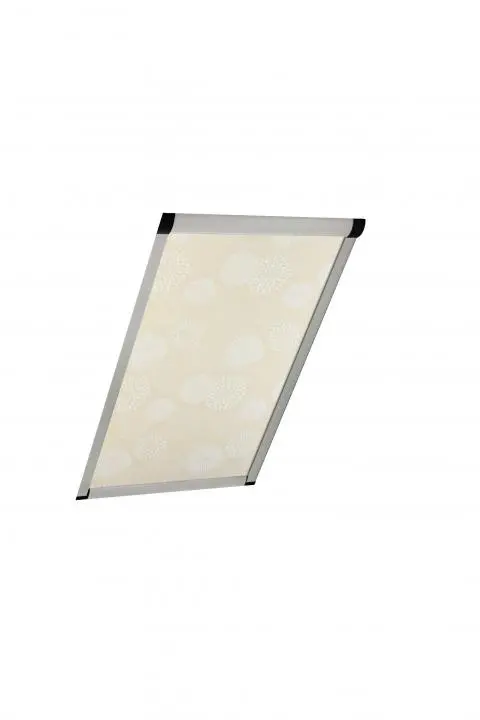 Roto ZRV Rx Designo Classic Verdunkelungsrollo Standard-Renovierung 84/SRH 10/14 M AL V51 Blumen-beige-841738