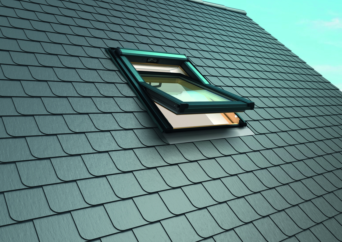 RotoQ Schwingfenster Q4 Holz-742604M Architektur, Gebäude, Fenster, Dachfenster